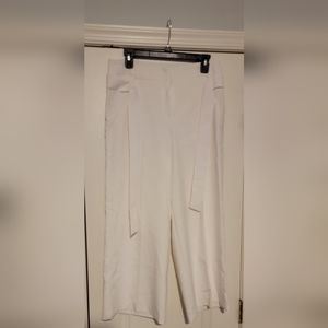 White gauchos with pockets